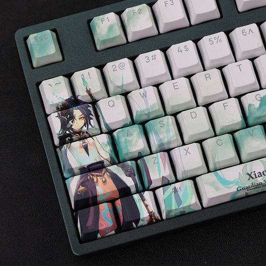 Genshin Impact: Xiao Backlit Keycap Set