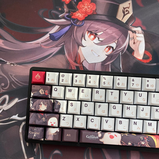 Genshin Impact: Hu Tao White Keycap Set