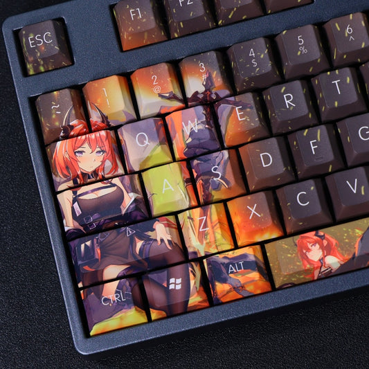 Arknights: Surtr Keycap Set