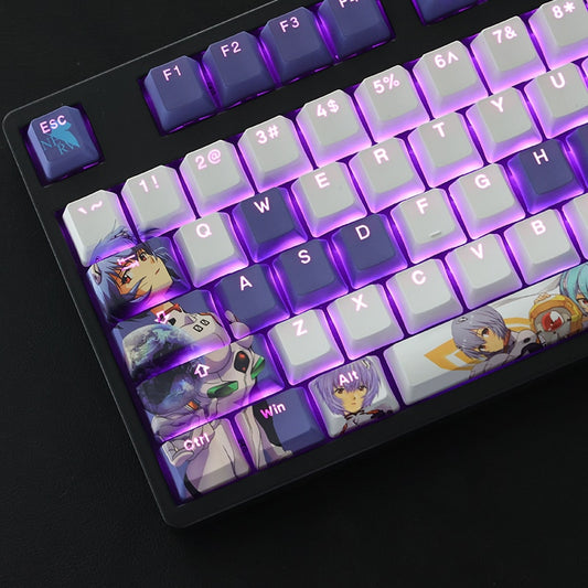 Evangelion: Rei Ayanami Backlit OEM Keycap Set