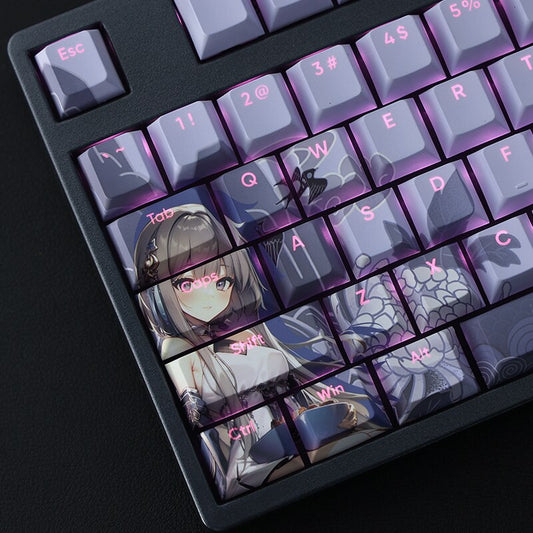 Genshin Impact: Guizhong Backlit Keycap Set