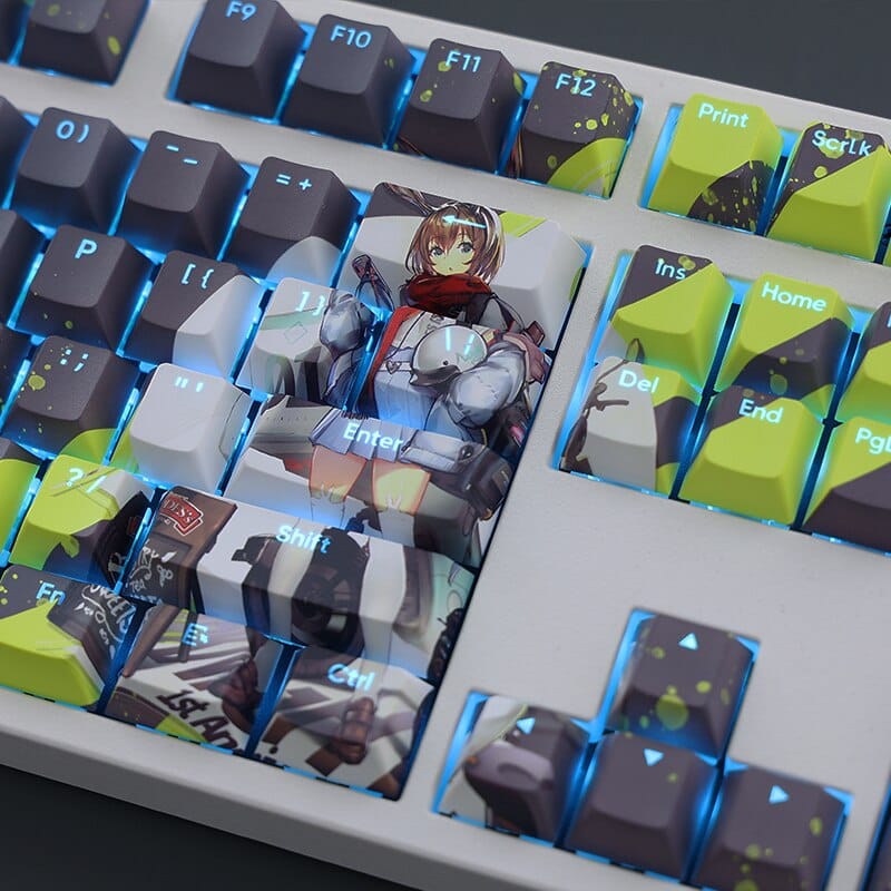 My Anime Keycaps Complete Set Arknights: Amiya Backlit Keycap Set