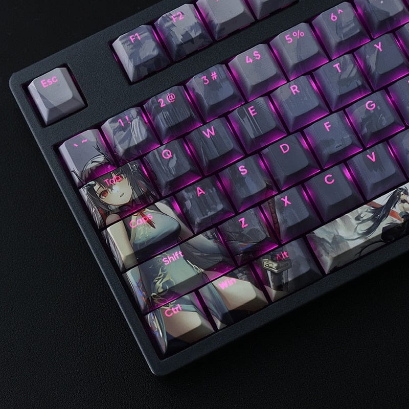 Alinity Key Cap Dusk (Arknights) Backlit Keycap Set
