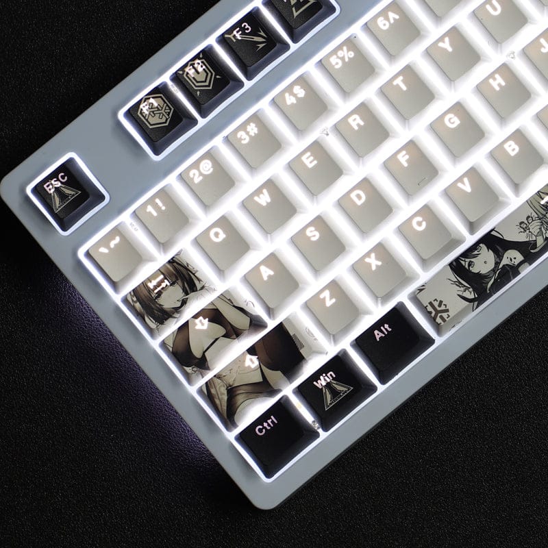 My Anime Keycaps Complete Set Arknights: Female Characters Backlit Keycap Set