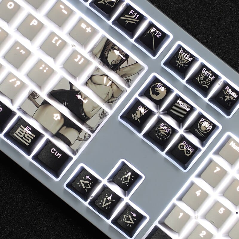 My Anime Keycaps Complete Set Arknights: Female Characters Backlit Keycap Set