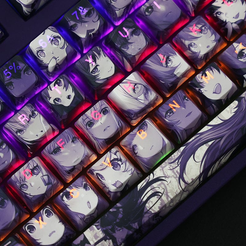My Anime Keycaps Complete Set Arknights: Female Faces Backlit Keycap Set