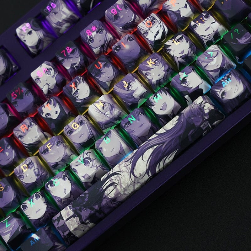 My Anime Keycaps Complete Set Arknights: Female Faces Backlit Keycap Set