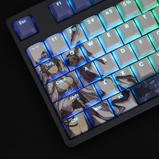 My Anime Keycaps Complete Set Arknights: Ling Backlit Keycap Set