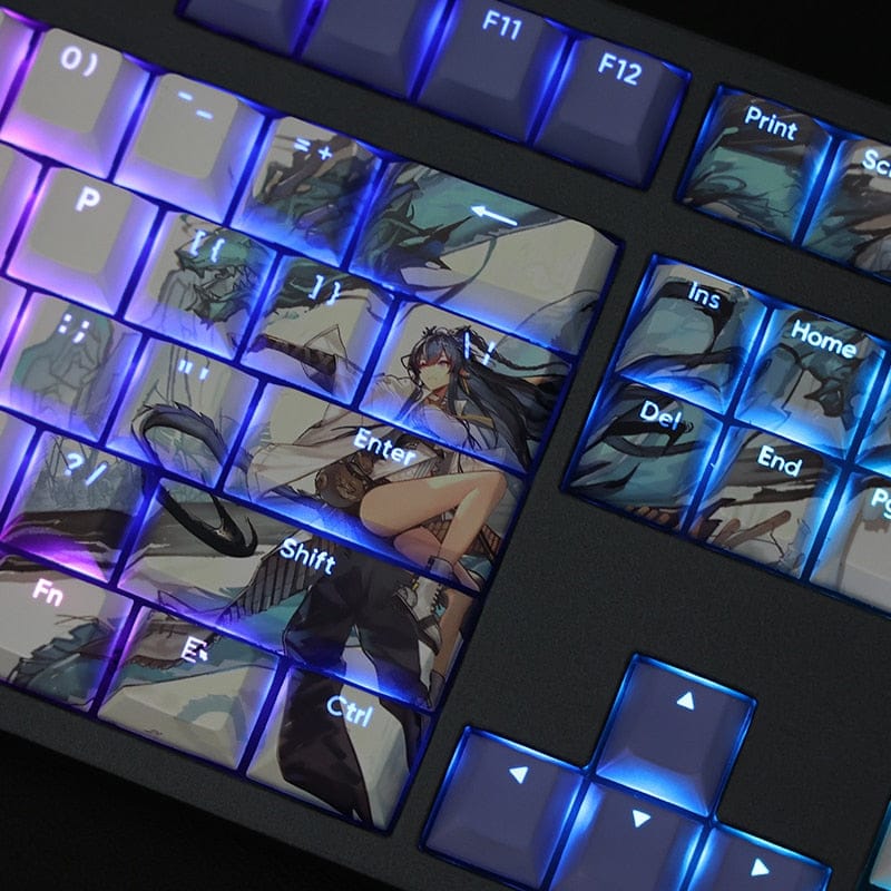 My Anime Keycaps Complete Set Arknights: Ling Backlit Keycap Set