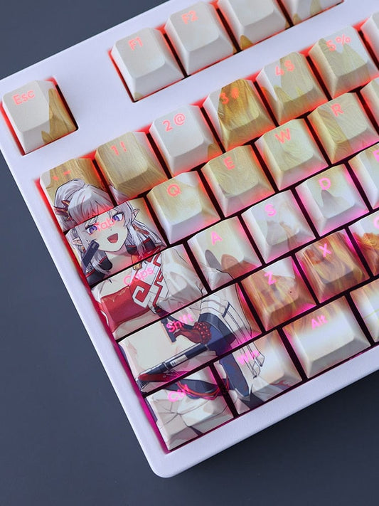 My Anime Keycaps Complete Set Arknights: Nian Backlit Keycap Set