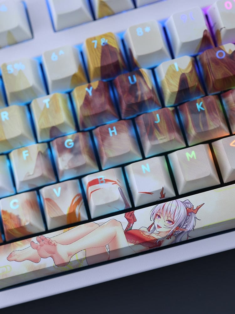 My Anime Keycaps Complete Set Arknights: Nian Backlit Keycap Set