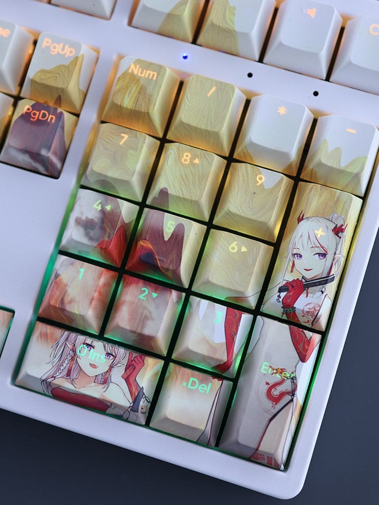 My Anime Keycaps Complete Set Arknights: Nian Backlit Keycap Set