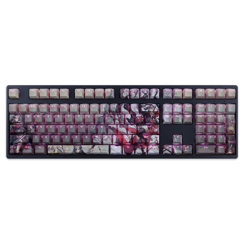 My Anime Keycaps Complete Set Arknights: Qiubai Backlit Keycap Set