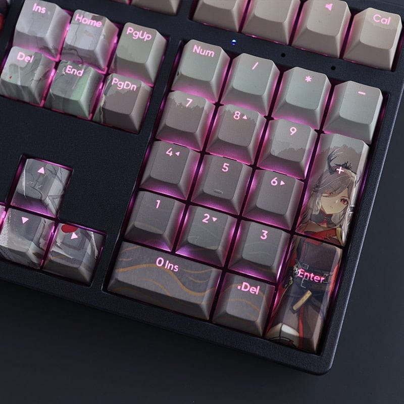 My Anime Keycaps Complete Set Arknights: Qiubai Backlit Keycap Set