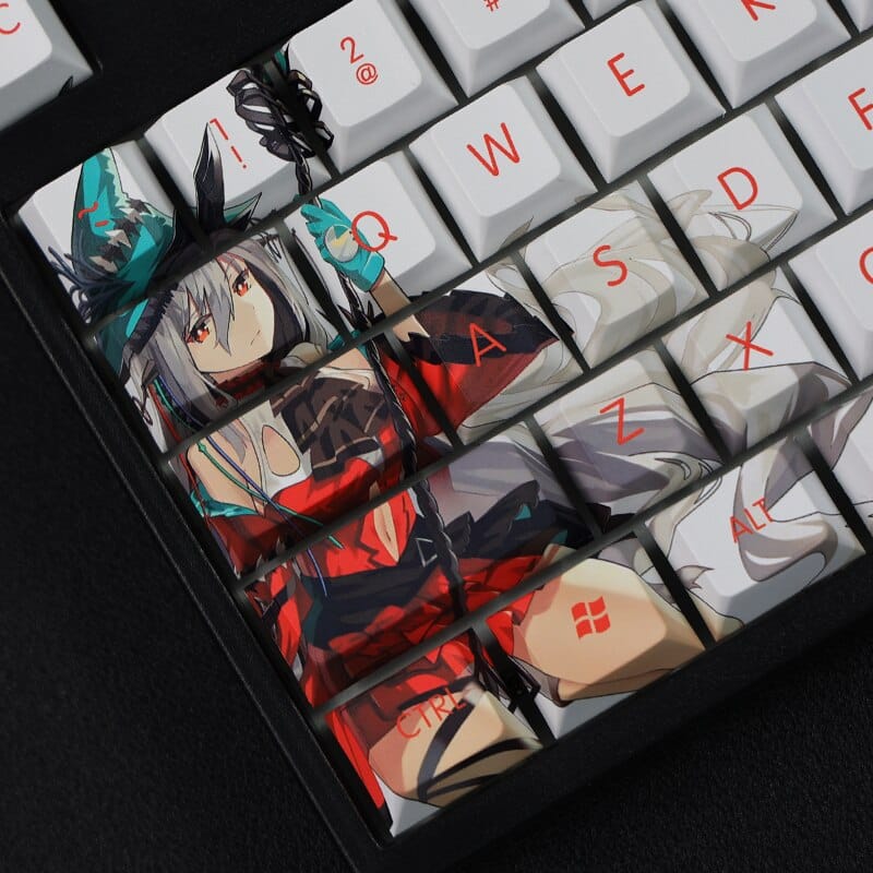 My Anime Keycaps Complete Set Arknights: Skadi Keycap Set