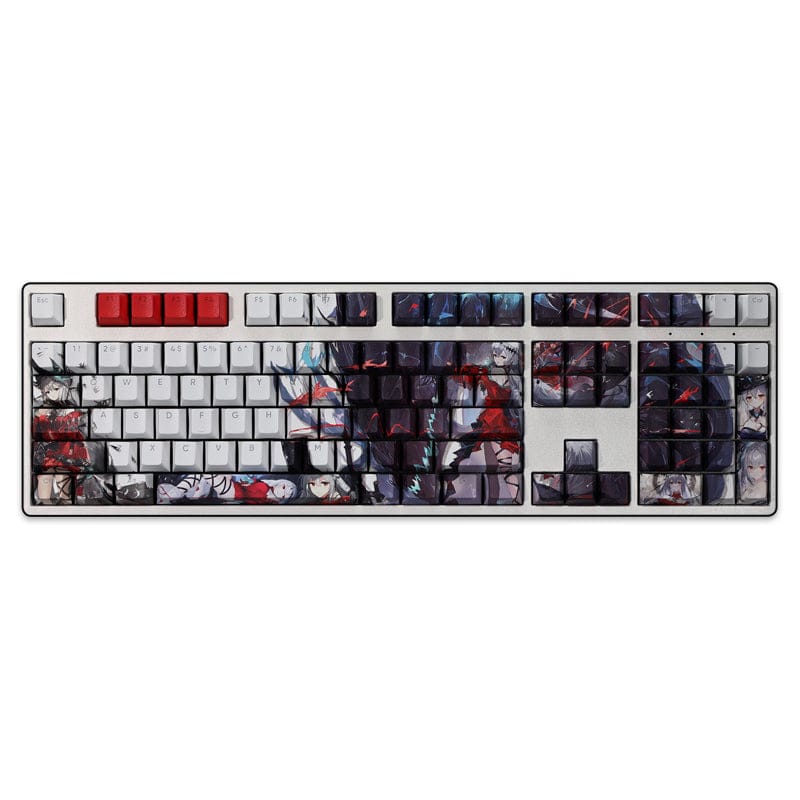 My Anime Keycaps Complete Set Arknights: Skadi White Keycap Set