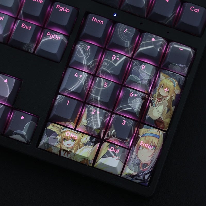 My Anime Keycaps Complete Set Arknights: Suzuran Backlit Keycap Set