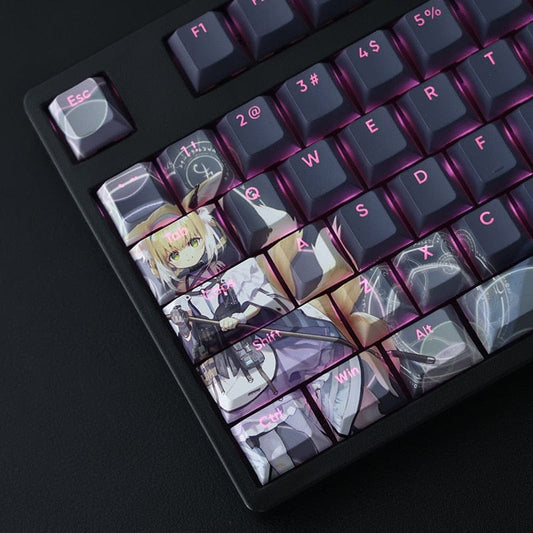My Anime Keycaps Complete Set Arknights: Suzuran Backlit Keycap Set