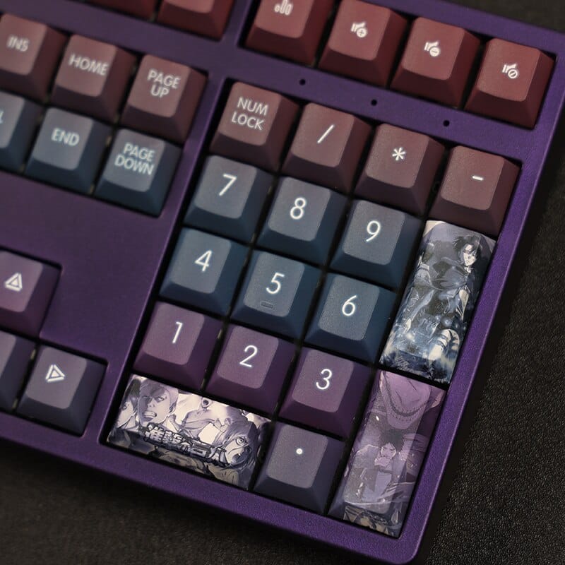 My Anime Keycaps Complete Set Attack on Titan: Keycap Set