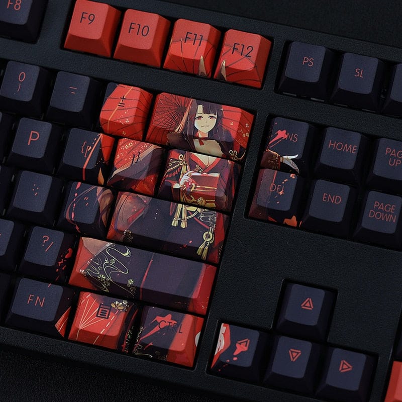 My Anime Keycaps Complete Set Azur Lane: Akagi Keycap Set