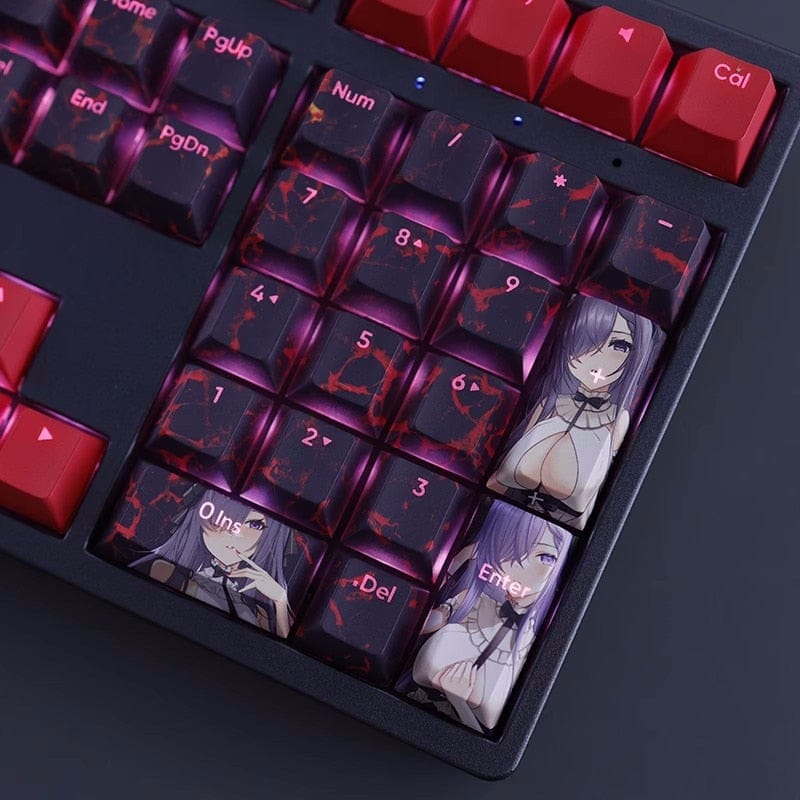 My Anime Keycaps Complete Set Azur Lane: August von Parseval Backlit Keycap Set