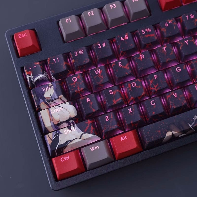 My Anime Keycaps Complete Set Azur Lane: August von Parseval Backlit Keycap Set