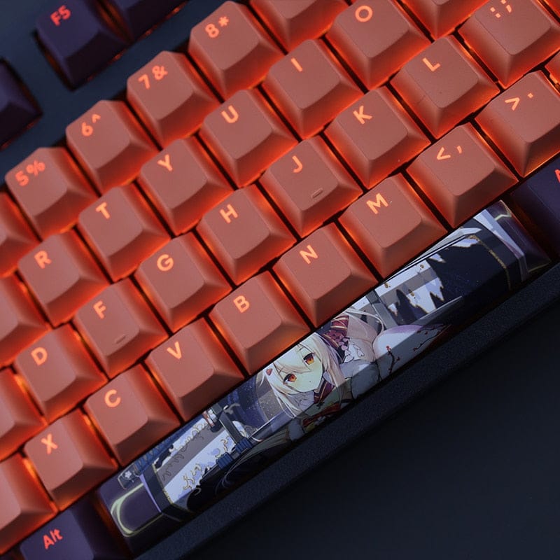 My Anime Keycaps Complete Set Azur Lane: Ayanami Backlit Keycap Set