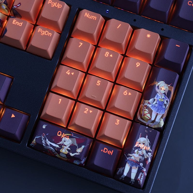 My Anime Keycaps Complete Set Azur Lane: Ayanami Backlit Keycap Set