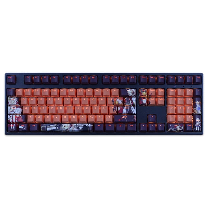 My Anime Keycaps Complete Set Azur Lane: Ayanami Backlit Keycap Set