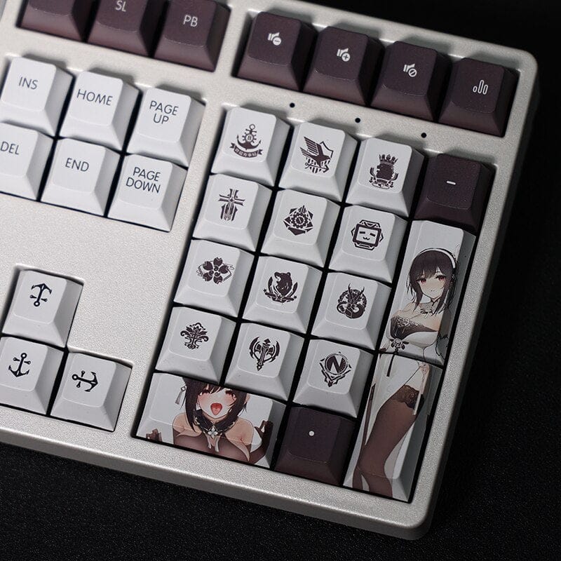 My Anime Keycaps Complete Set Azur Lane: Chen Hai Keycap Set