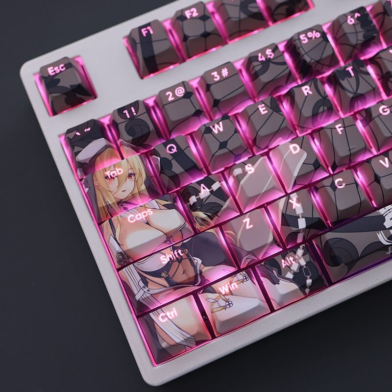 My Anime Keycaps Complete Set Azur Lane: Implacable Backlit Keycap Set