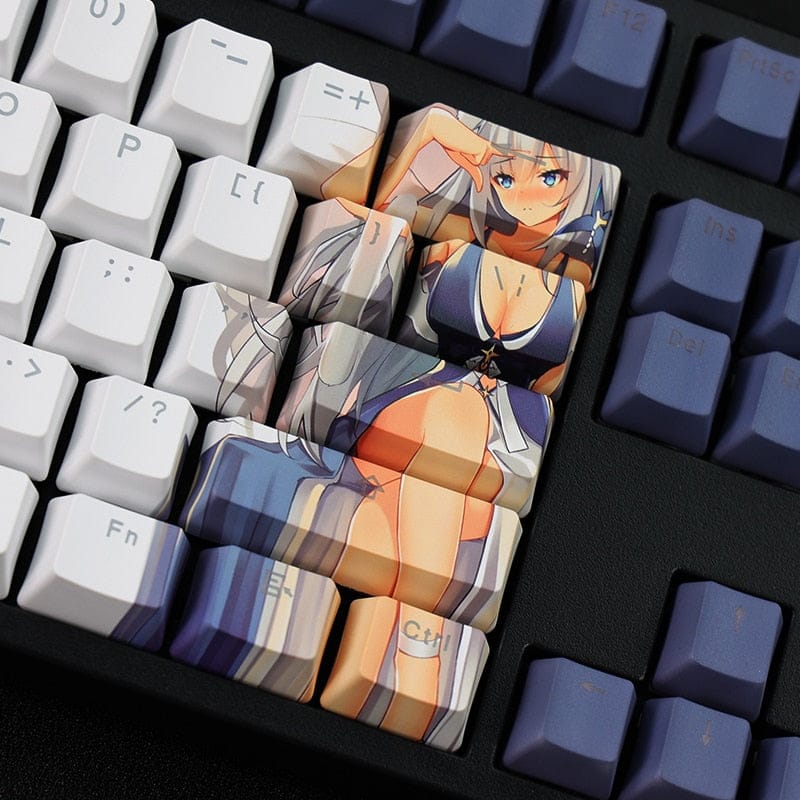 My Anime Keycaps Complete Set Azur Lane: Shinano Backlit Keycap Set