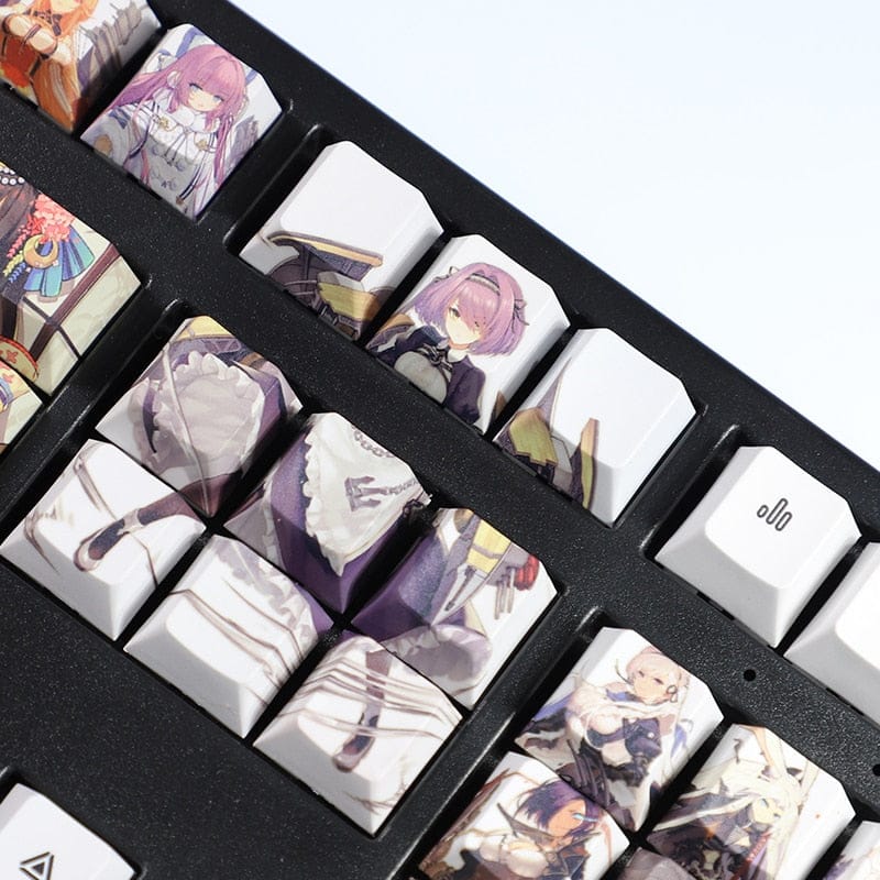 My Anime Keycaps Complete Set Azur Lane: White Keycap Set