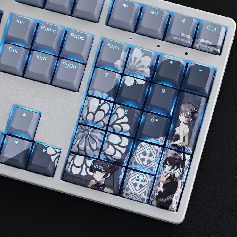 My Anime Keycaps Complete Set Blue Archive: Kisaki Backlit Keycap Set