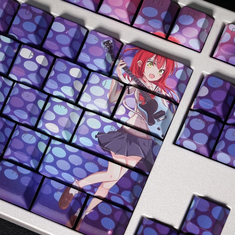 My Anime Keycaps Complete Set Bocchi The Rock!: Ikuyo Kita Backlit Keycap Set