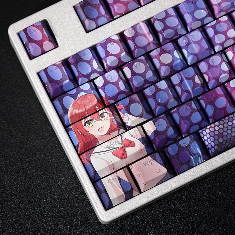 My Anime Keycaps Complete Set Bocchi The Rock!: Ikuyo Kita Backlit Keycap Set