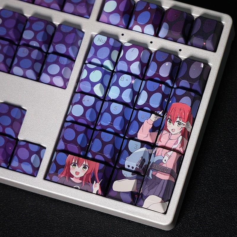 My Anime Keycaps Complete Set Bocchi The Rock!: Ikuyo Kita Backlit Keycap Set