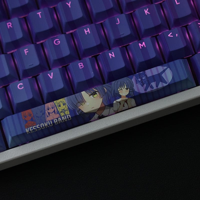 My Anime Keycaps Complete Set Bocchi The Rock!: Ryo Yamada Backlit Keycap Set