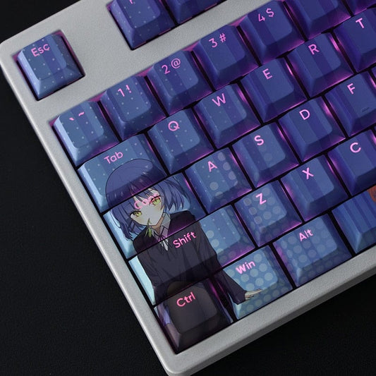 My Anime Keycaps Complete Set Bocchi The Rock!: Ryo Yamada Backlit Keycap Set