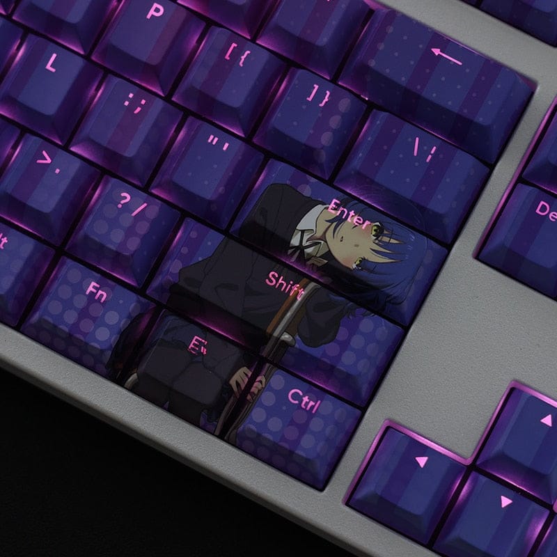 My Anime Keycaps Complete Set Bocchi The Rock!: Ryo Yamada Backlit Keycap Set
