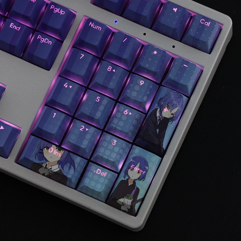 My Anime Keycaps Complete Set Bocchi The Rock!: Ryo Yamada Backlit Keycap Set