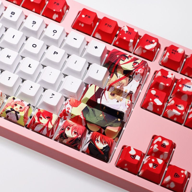 My Anime Keycaps Complete Set Burning-Eyed Shana: Keycap Set