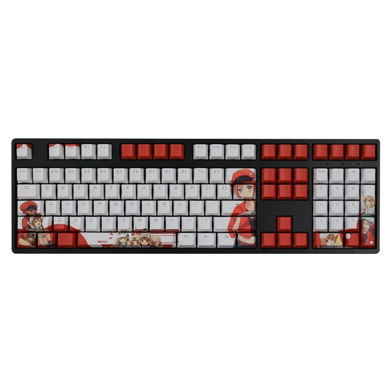 My Anime Keycaps Complete Set Cells at Work!: Backlit Keycap Set