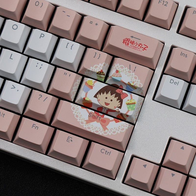 Chibi Keyboard Chibi Maruko-chan Keycap Set