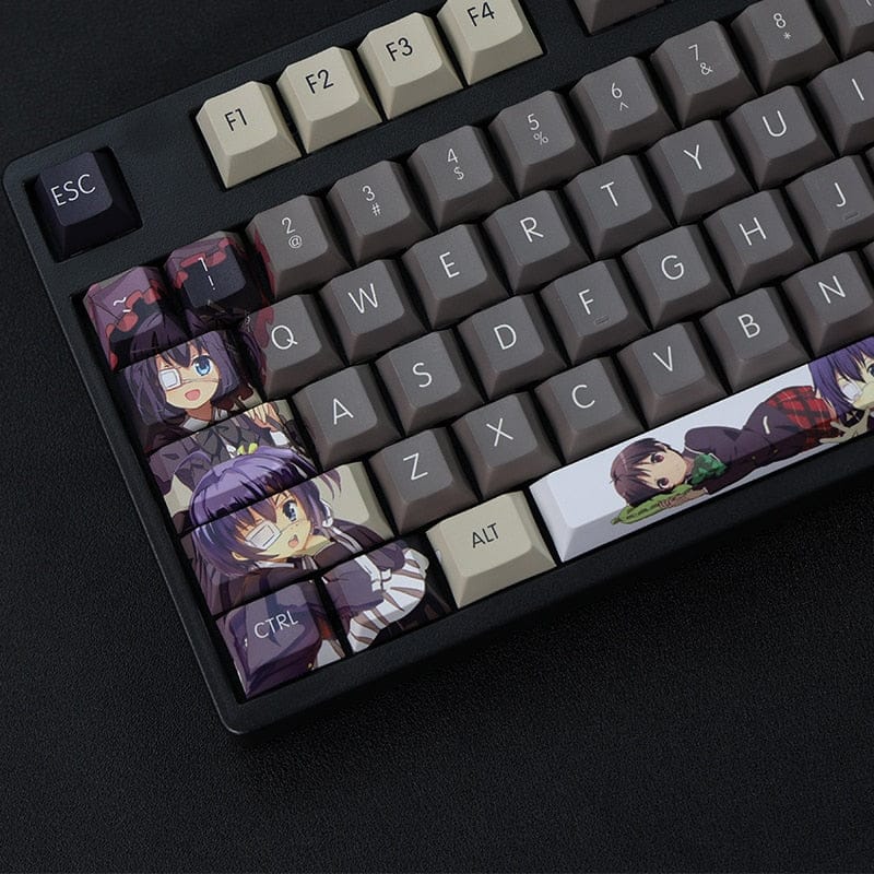 My Anime Keycaps Complete Set Chunibyo: Rikka Takanashi Black Keycap Set