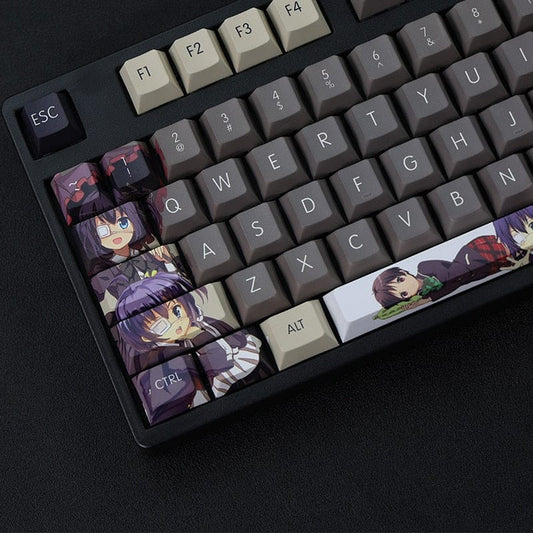 My Anime Keycaps Complete Set Chunibyo: Rikka Takanashi Black Keycap Set