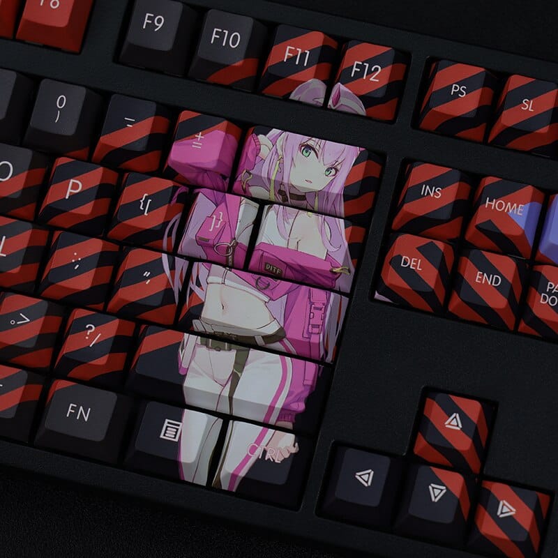 My Anime Keycaps Complete Set DARLING in the FRANXX: Zero Two Keycap Set