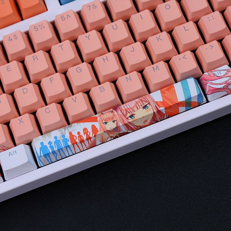 My Anime Keycaps Complete Set DARLING in the FRANXX: Zero Two OEM Backlit Keycap Set