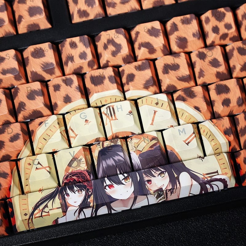 My Anime Keycaps Complete Set Date A Live: Kurumi Tokisaki Backlit Keycap Set