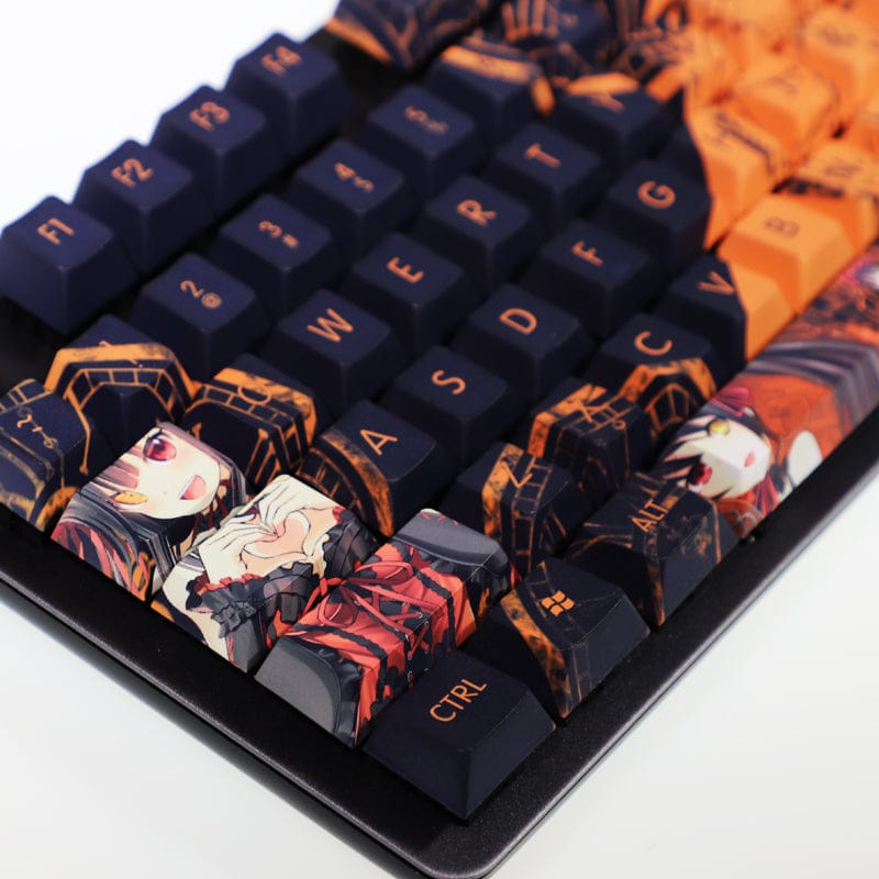 My Anime Keycaps Complete Set Date A Live: Kurumi Tokisaki Black Keycap Set